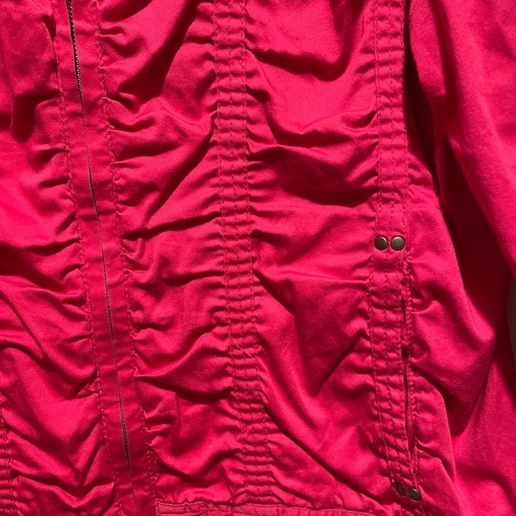 Chico's Ruched Jacket Pink Size 1 Medium - Picture 4 of 4